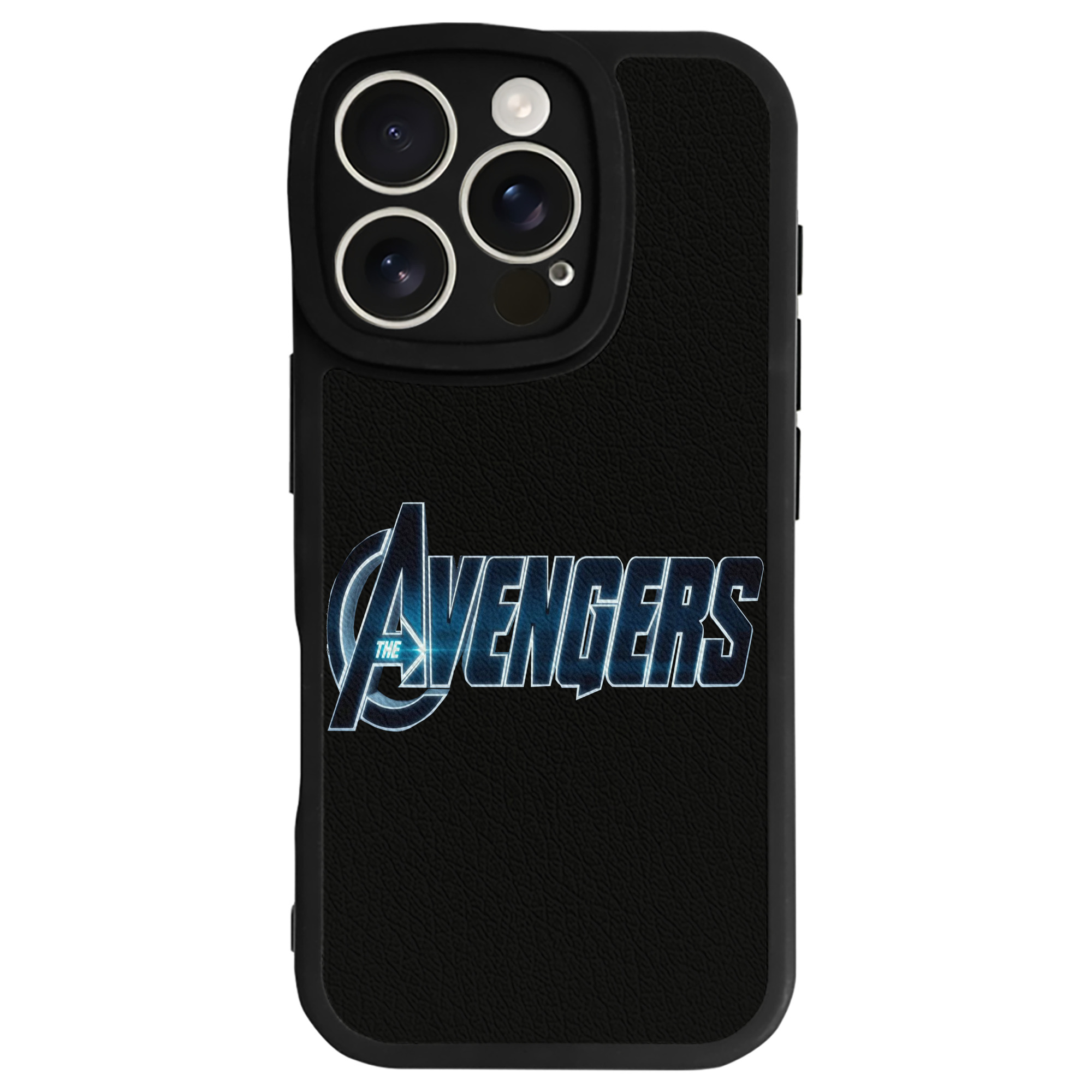 （画像用） アベンジャーズ The Avengers 【iPhone 16シリーズ対応】シリコンスマホケース（レザー調） 材質：シリコン